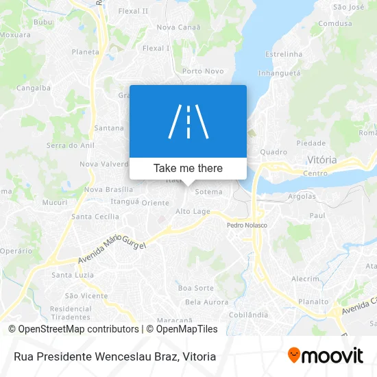 Rua Presidente Wenceslau Braz map