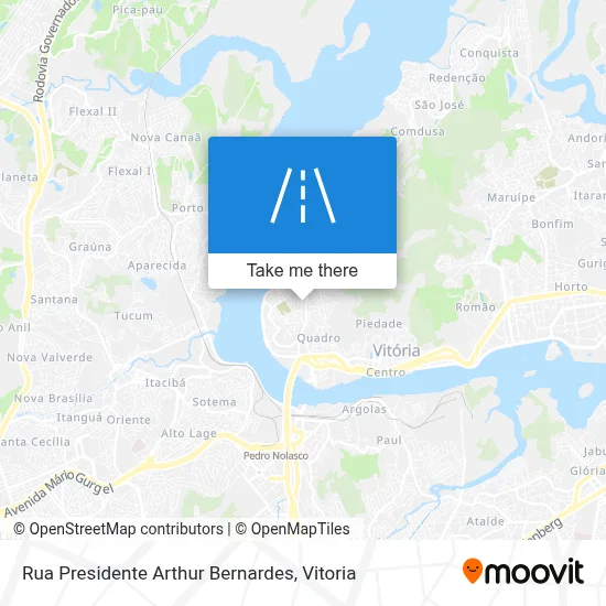 Rua Presidente Arthur Bernardes map