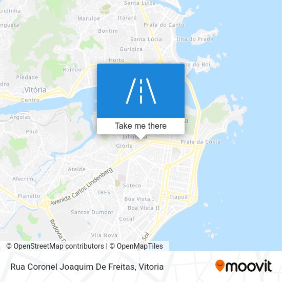 Rua Coronel Joaquim De Freitas map