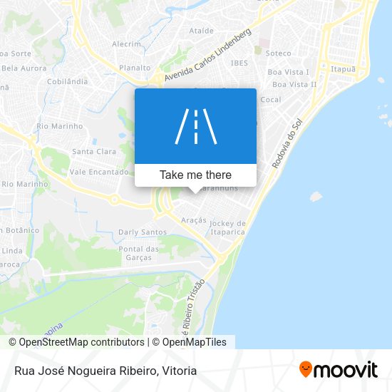 Rua José Nogueira Ribeiro map