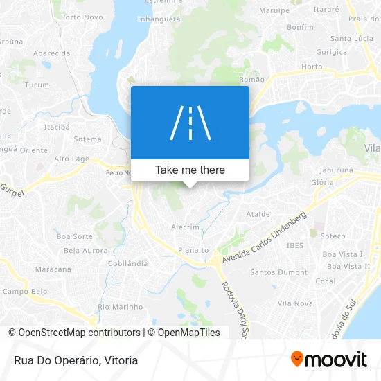 Rua Do Operário map