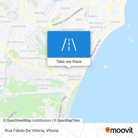 Rua Flávio Da Vitória map