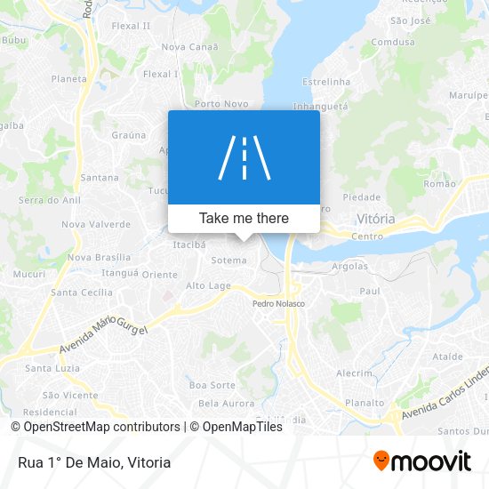 Rua 1° De Maio map