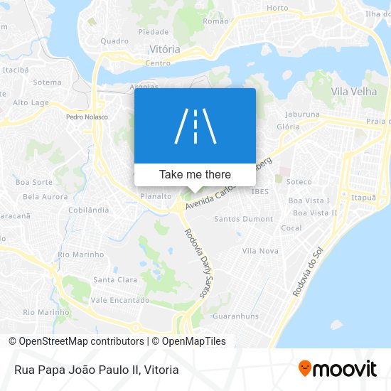 Rua Papa João Paulo II map