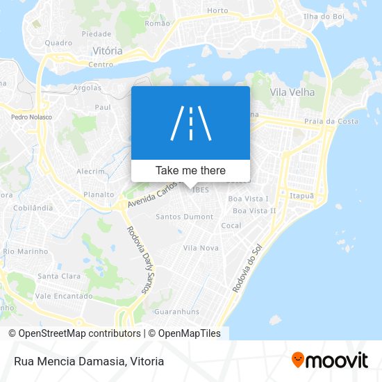 Rua Mencia Damasia map