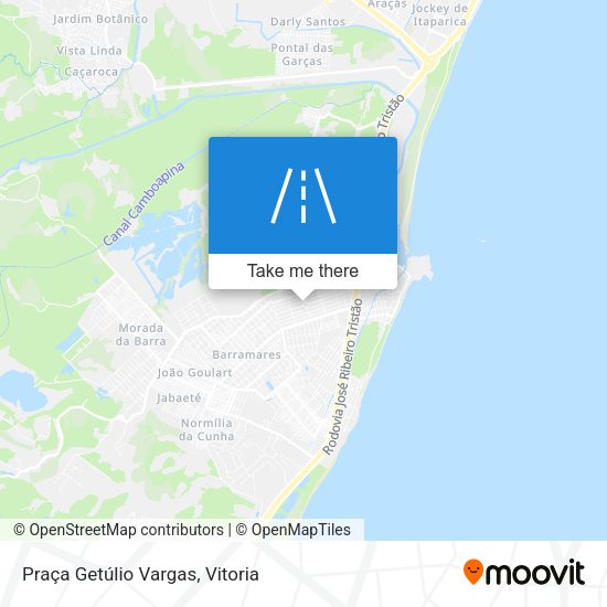 Praça Getúlio Vargas map