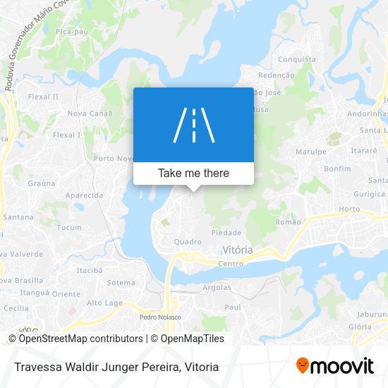 Travessa Waldir Junger Pereira map