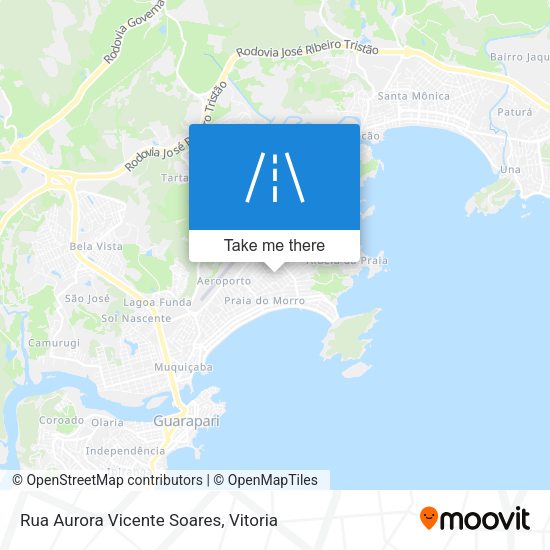 Rua Aurora Vicente Soares map