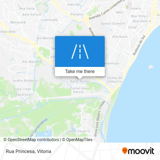 Rua Princesa map