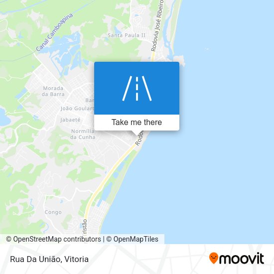 Rua Da União map