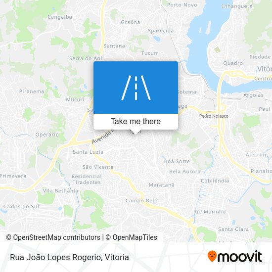 Rua João Lopes Rogerio map