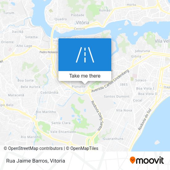 Rua Jaime Barros map