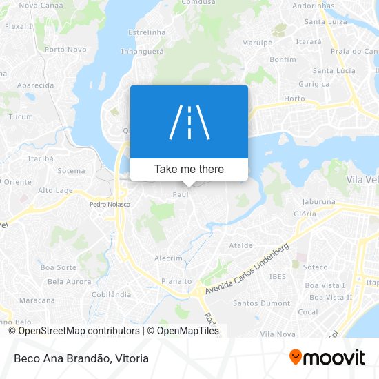 Beco Ana Brandão map
