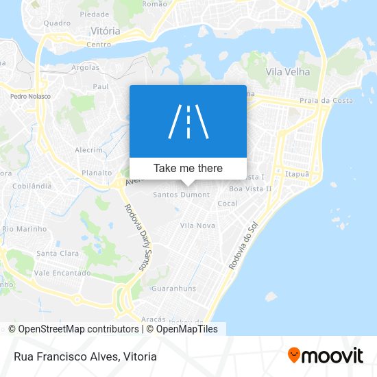Rua Francisco Alves map