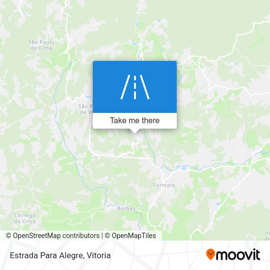 Estrada Para Alegre map
