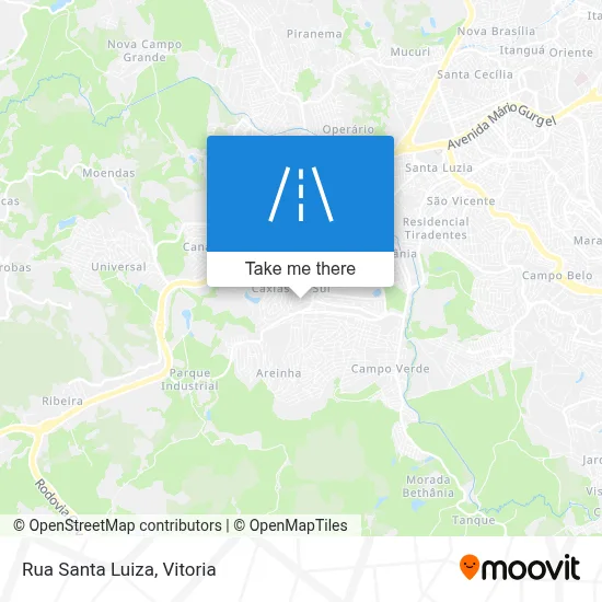 Rua Santa Luiza map