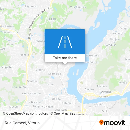Rua Caracol map