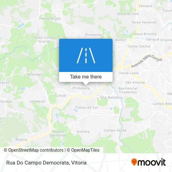 Rua Do Campo Democrata map