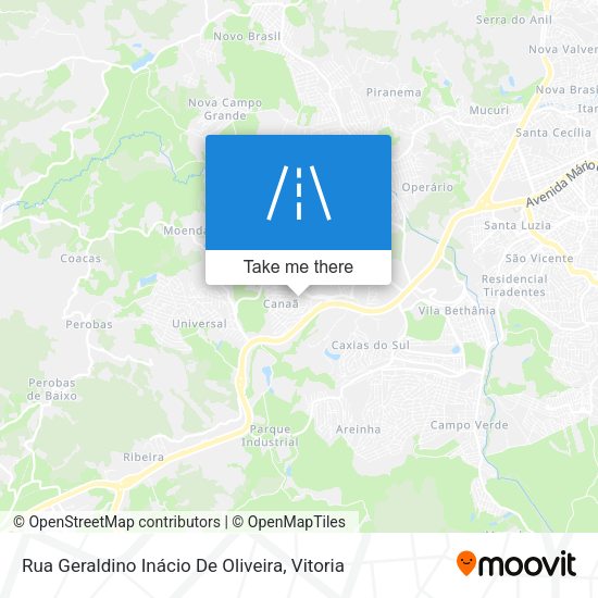 Rua Geraldino Inácio De Oliveira map
