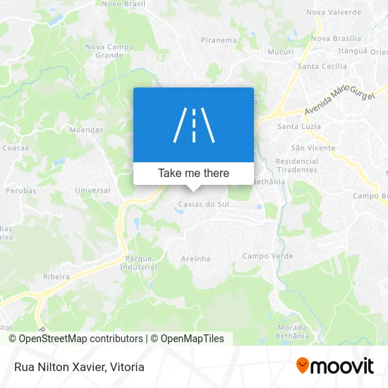 Rua Nilton Xavier map