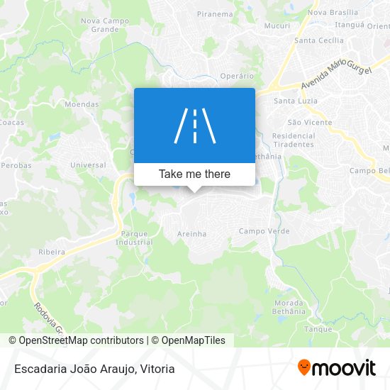 Escadaria João Araujo map