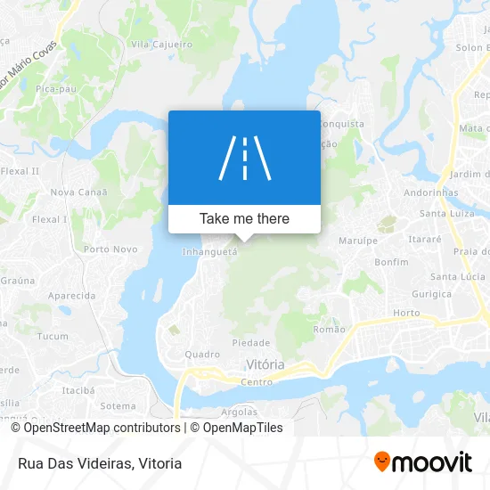 Rua Das Videiras map
