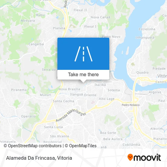 Alameda Da Frincasa map