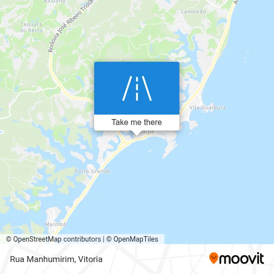 Rua Manhumirim map