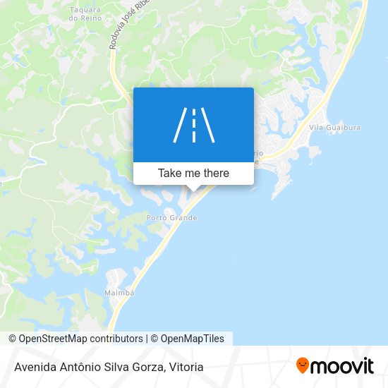 Avenida Antônio Silva Gorza map