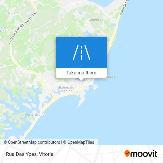 Rua Das Ypes map