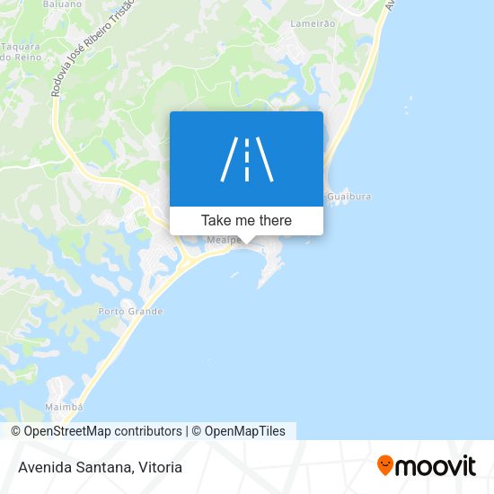 Avenida Santana map