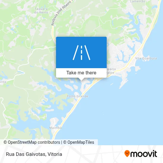 Rua Das Gaivotas map