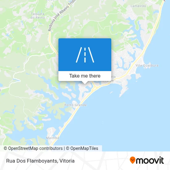 Rua Dos Flamboyants map