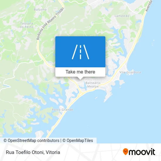 Rua Toefilo Otoni map
