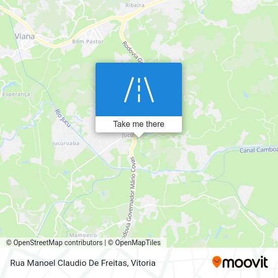 Rua Manoel Claudio De Freitas map