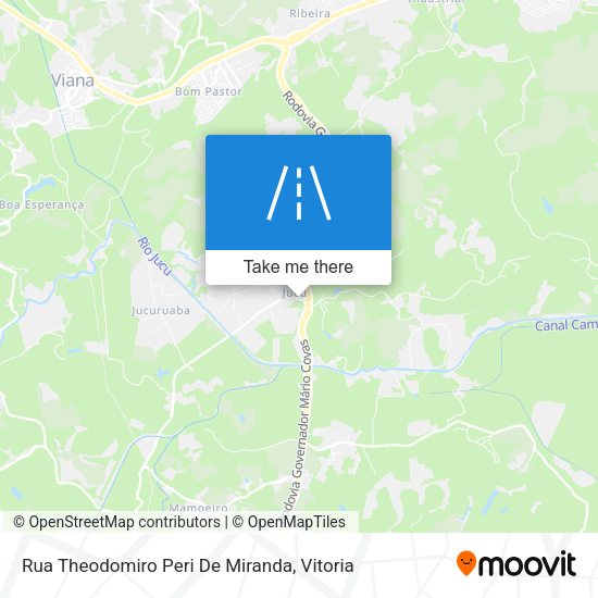 Rua Theodomiro Peri De Miranda map
