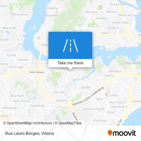 Rua Lauro Borges map