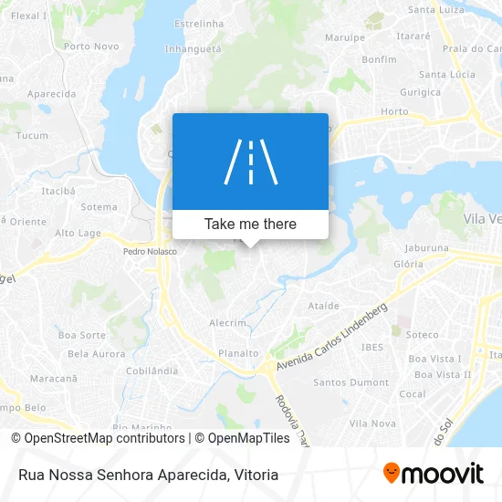 Rua Nossa Senhora Aparecida map