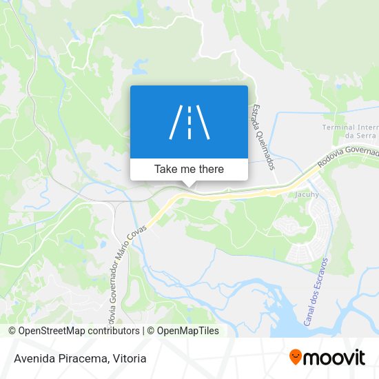 Avenida Piracema map