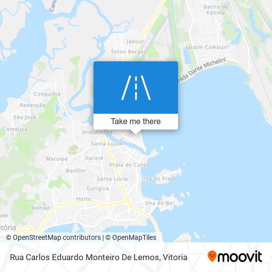 Rua Carlos Eduardo Monteiro De Lemos map