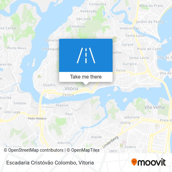 Escadaria Cristóvão Colombo map