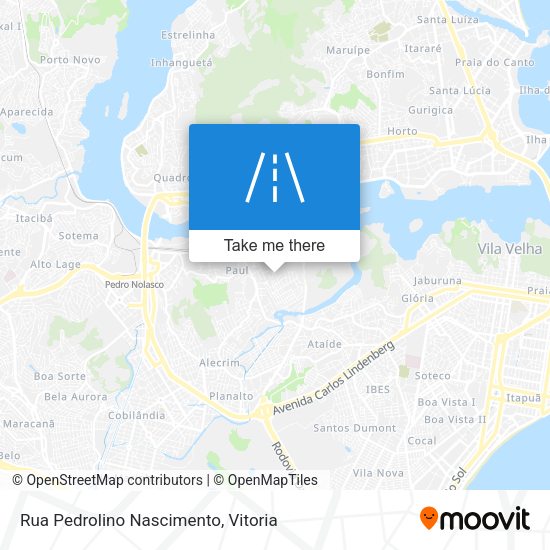 Rua Pedrolino Nascimento map