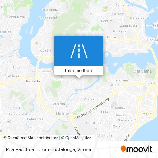 Rua Paschoa Dezan Costalonga map