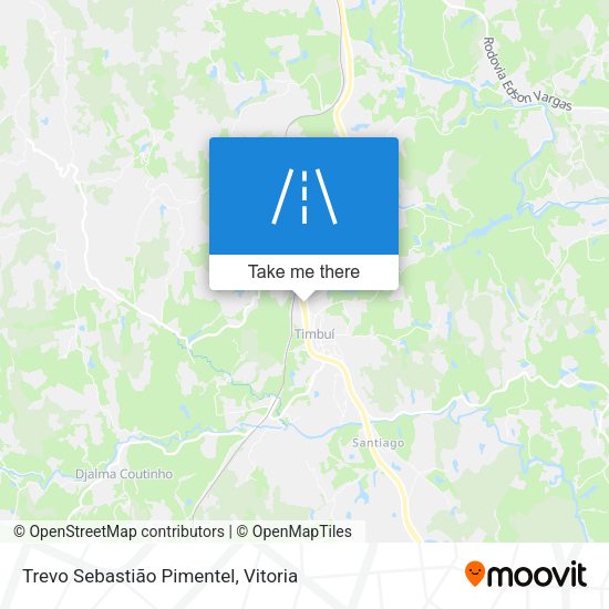 Trevo Sebastião Pimentel map