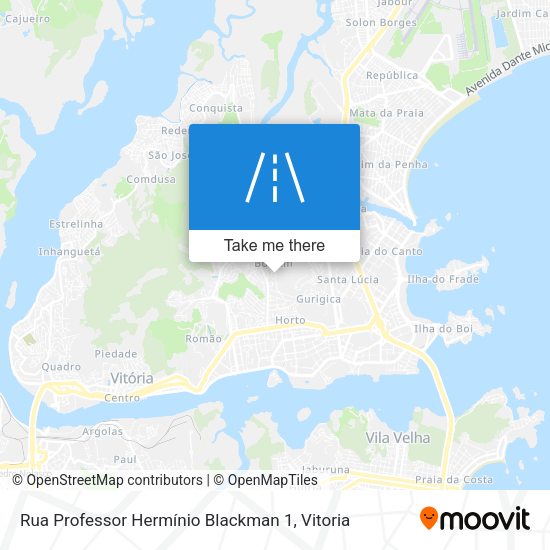 Rua Professor Hermínio Blackman 1 map
