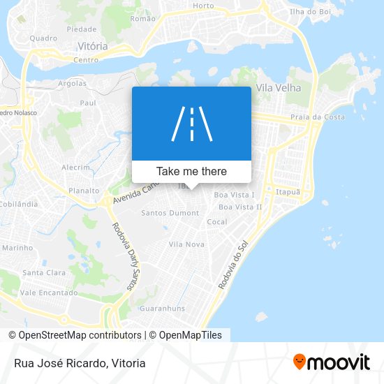 Rua José Ricardo map