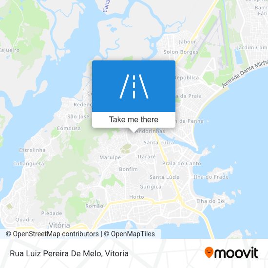 Rua Luiz Pereira De Melo map