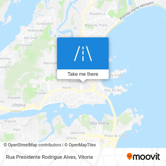 Rua Presidente Rodrigue Alves map