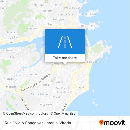 Rua Ovídio Gonçalves Laranja map