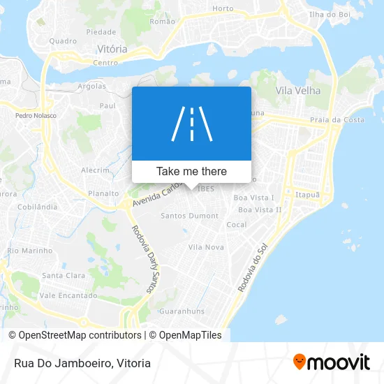 Rua Do Jamboeiro map